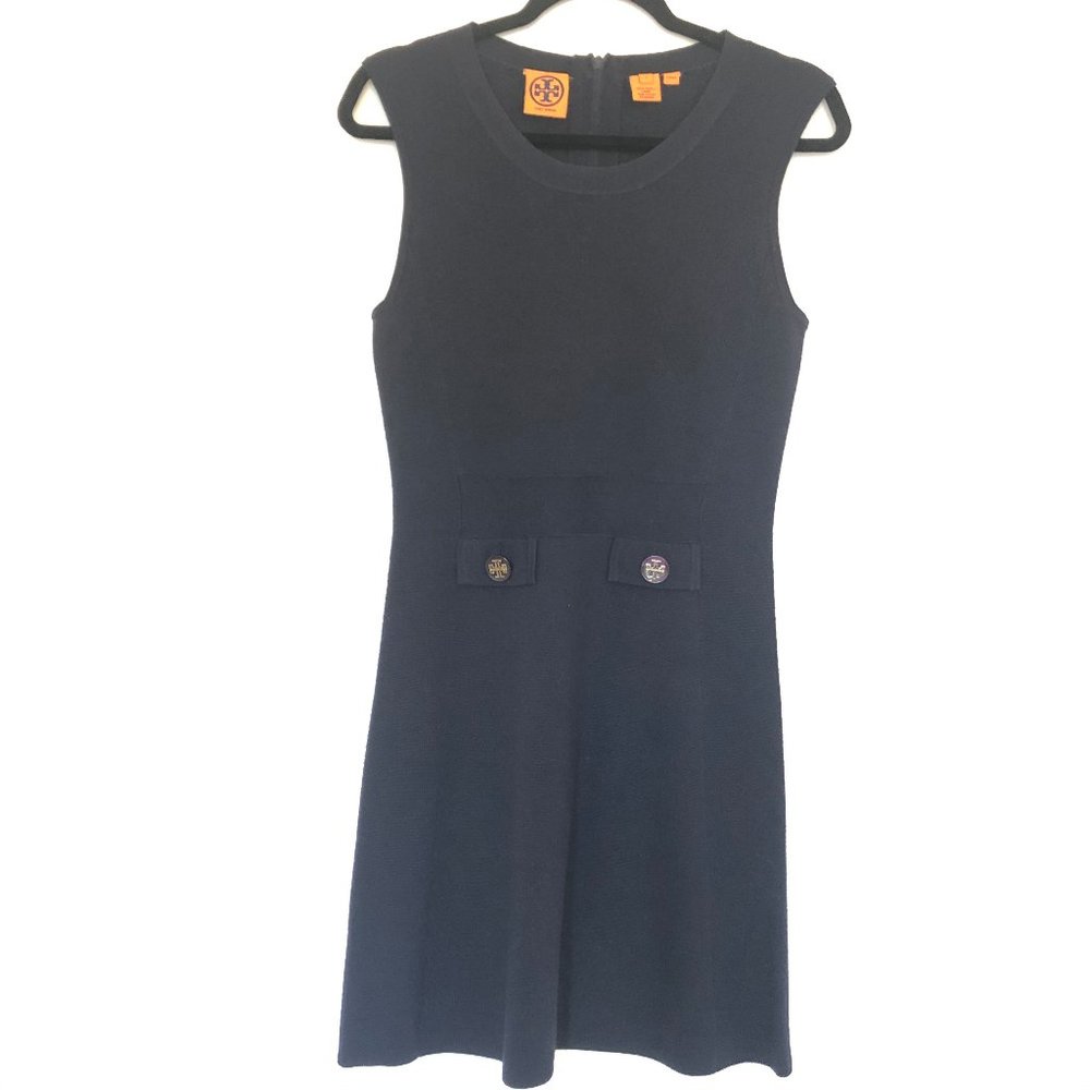 Tory Burch Navy Wool Dress